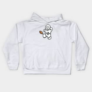 Las Vegas Raiders Gingerbread Man Kids Hoodie